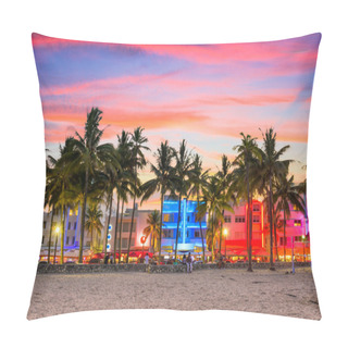 Personality  Miami Beach, Florida Pillow Covers