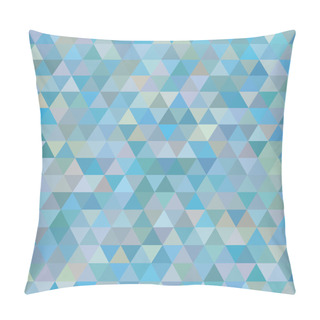 Personality  Abstract Seamless Sample Of The Repeating Triangles Of Elements. Pillow Covers