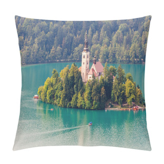 Personality  Lake Bled And Island, Gorenjska Region, Slovenia Pillow Covers