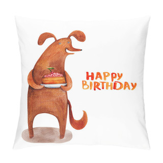 Personality  Cute Hand-drawn Dog Pillow Covers