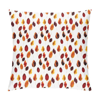 Personality  Set Of Colored Autumn Leaves Pillow Covers