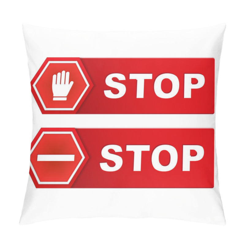 Personality  Stop Signs Pillow Covers
