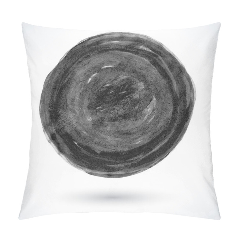 Personality  Blank Watercolor Round Shape. Pillow Covers