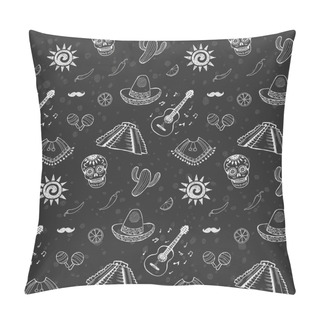 Personality  Mexican Sketches Set Pillow Covers