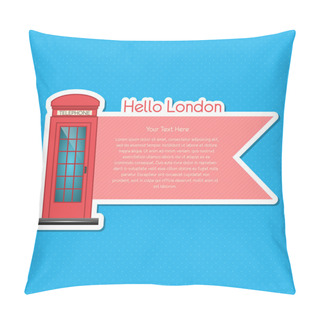 Personality  London Scrapbook Element  Vector Illustration  Pillow Covers