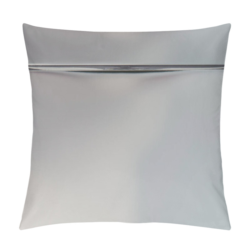 Personality  Abstract Shiny Metal Background. Surface Of Mirror Pillow Covers