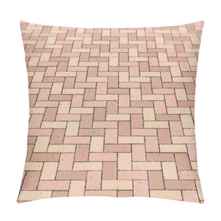 Personality  Outdoor Stone Block Floor Background Pillow Covers