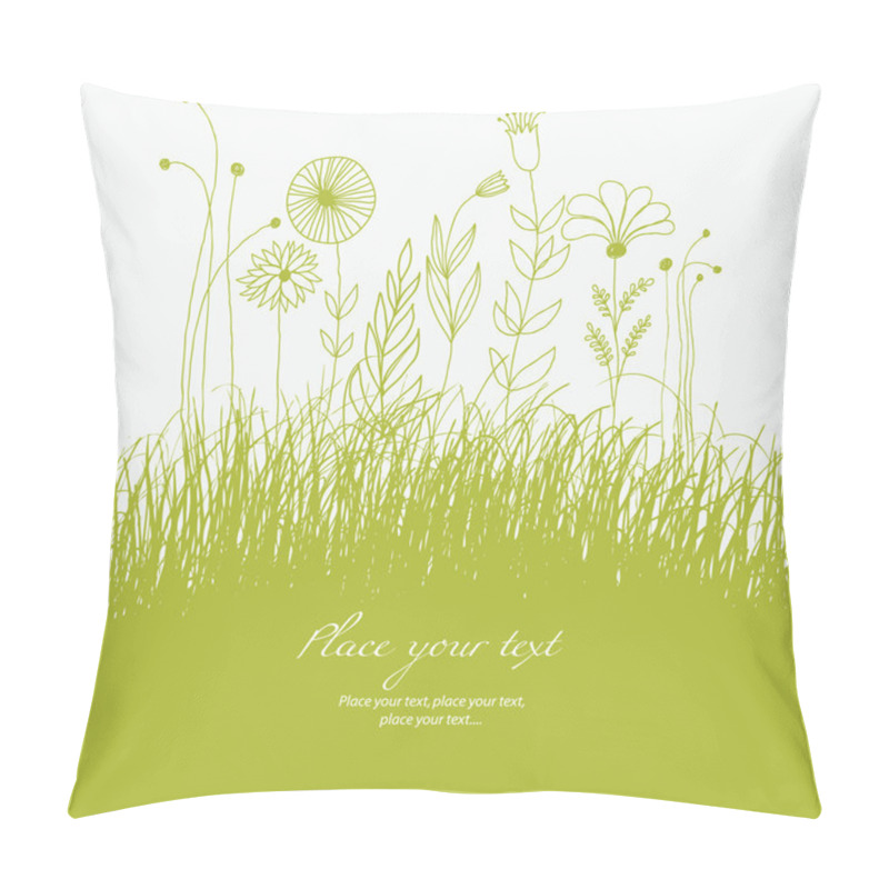 Personality  Floral Background Pillow Covers