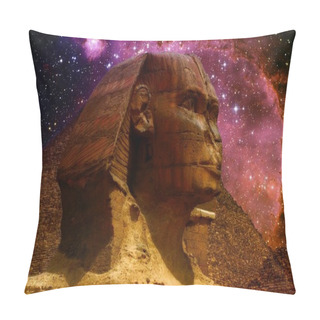 Personality  Sphinx And Small Magellanic Cloud (Elements Of This Image Furnis Pillow Covers