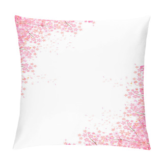 Personality  Cherry Blossom Background Pillow Covers