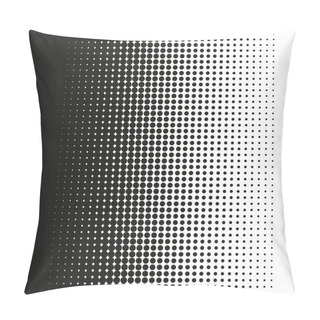 Personality  Fine Halftone Dots Pattern Gradient In Vector Format Pillow Covers