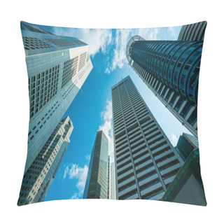 Personality  Singapore City Skyline At Sunset. Pillow Covers