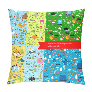 Personality  Set Of Patternss With Animals Pillow Covers