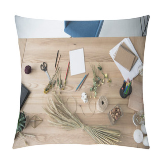 Personality  Florist Workplace In Office  Pillow Covers