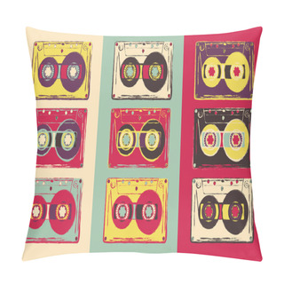 Personality  Cassettes Pillow Covers