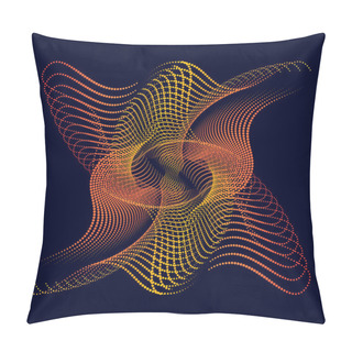 Personality  Geometric Ornaments With Dotted Lines Pillow Covers