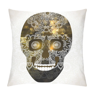 Personality  Day Of Dead Candy Skull Pillow Covers