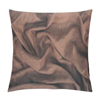 Personality  Brown Linen Texture Pillow Covers