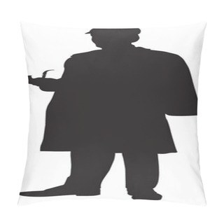 Personality  Sherlock On A White Background Pillow Covers