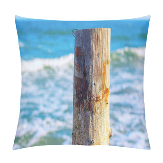 Personality  Old Sea Harbour Pillar Log  Pillow Covers