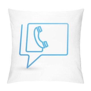 Personality  Call Us Bubbles Icon Pillow Covers