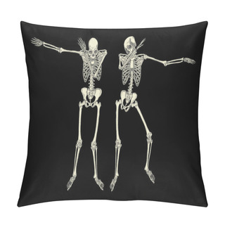 Personality  Human Skeletons Dancing Pillow Covers
