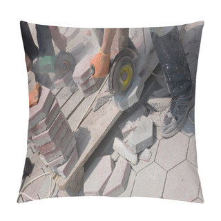 Personality  Stone Cutter Pillow Covers