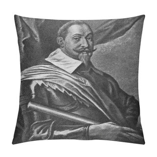 Personality  Gustavus Adolphus Of Sweden, Painting By Van Dyck, 1620 Pillow Covers