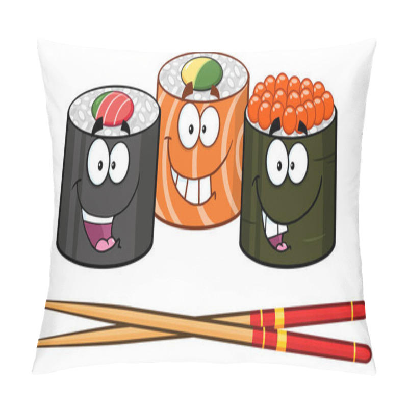 Personality  Sushi Roll Set  Pillow Covers