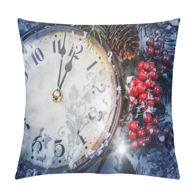 Personality  Christmas Eve And New Years At Midnight Pillow Covers