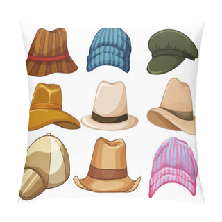 Personality  Hats Pillow Covers