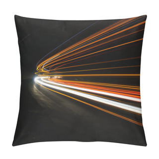 Personality  Interesting And Abstract Lights In Orange, Red, Yellow And White Pillow Covers