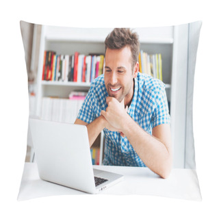Personality  Student In Library Pillow Covers