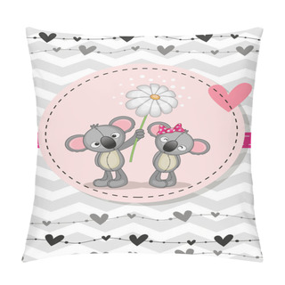 Personality  Two Koalas Pillow Covers