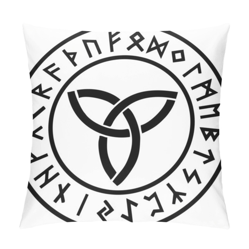 Personality  Triquetra - Runes Pillow Covers