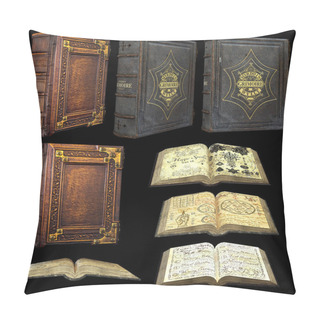 Personality  Old Magic Books Or Grimoires Pillow Covers
