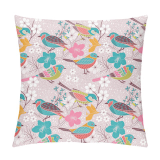 Personality  Seamless Floral Pattern Pillow Covers