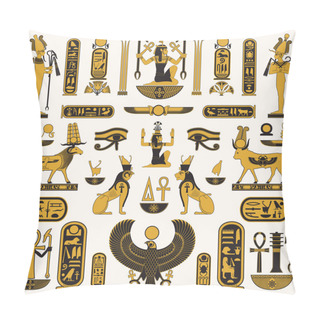 Personality  Ancient Egyptian Symbols Pillow Covers