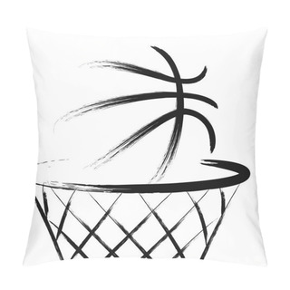 Personality  Basketball, Vector Pillow Covers