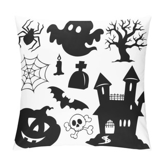 Personality  Halloween Silhouettes Collection 1 Pillow Covers