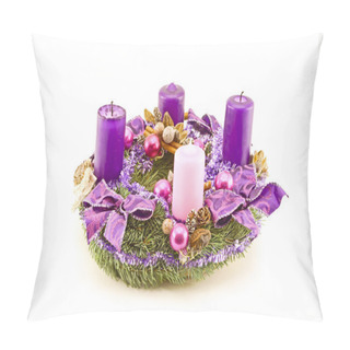 Personality  Advent Wreath Pillow Covers
