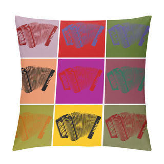 Personality  Pop Art. Accordion Pillow Covers