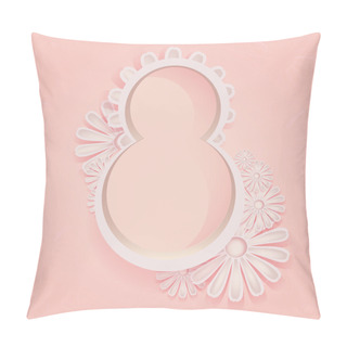 Personality  Card For International Women's Day - Vector Illustration Pillow Covers