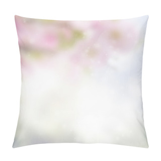 Personality  Pink And Blue Bokeh Background Pillow Covers