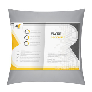 Personality  Modern Brochure Design Pillow Covers