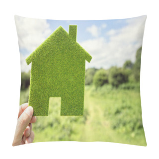 Personality  Green Eco House Pillow Covers
