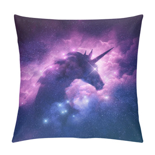 Personality  Unicorn Nebula Background Pillow Covers