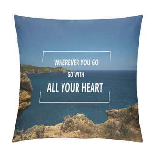 Personality  Inspirational And Motivational Quote. Pillow Covers