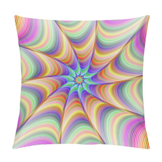 Personality  Colorful Fractal Digital Art Background Design Pillow Covers