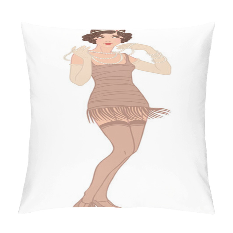 Personality  Flapper girls set pillow covers